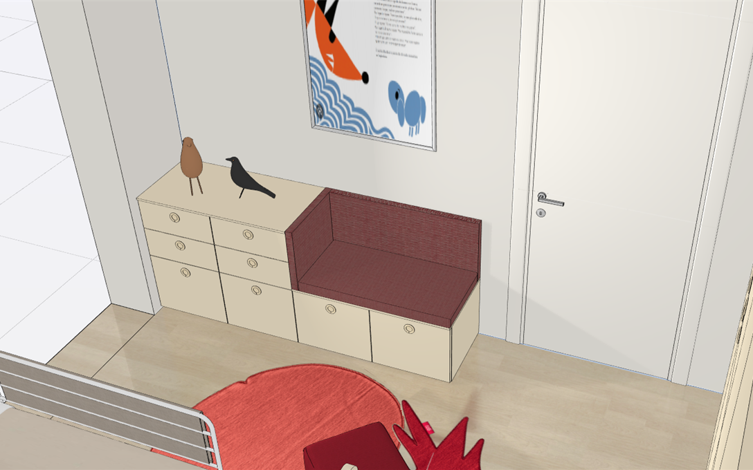Shotje bed kamer 5  3 zitje